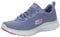 Skechers Flex Appeal 4.0 Brilliant View Regular, Zapatillas Mujer, Slate Mesh Trim, 37 EU