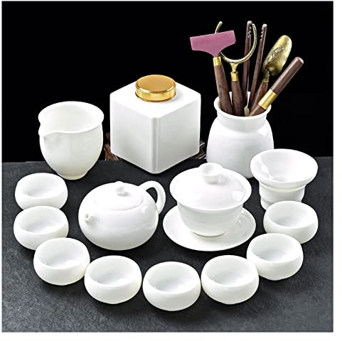 ZHANGZONG Service a The theiere avec infuseur theiere Porcelaine Tea Pot Théière en céramique, théière en Porcelaine de Style Japonais, théière Tasses à thé Tasses Ensembles de thé en