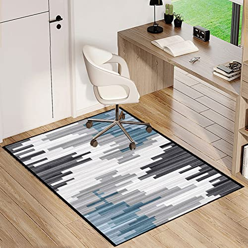 Single tree forest Stuhlmatte für Hartholzböden,rutschfest Bodenschutzmatte für Hartböden,Parkett Laminat,Fliesen，Bodenbelag - Wasserdicht,Waschbar,100% Mikrofaser