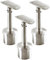 3 x Edelstahl Handlaufträger, mit Gelenk, Handlaufhalter für Pfostenmontage, V2A, für Ø 42,4 mm Handlauf