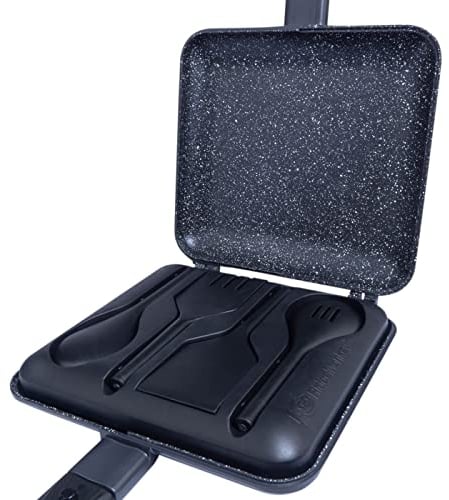 RidgeMonkey Connect Sandwich Toaster XL Granite - Sandwichmaker, Pfanne, Toaströster