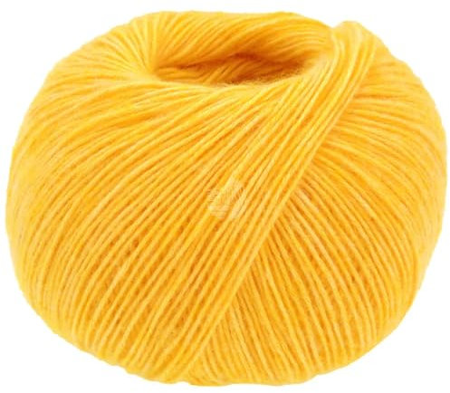 LANA GROSSA Ecopuno | Edle Netzgarnstruktur aus Baumwolle gefüllt mit Merino/Alpaka | Handstrickgarn aus 17% Schurwolle & 11% Alpaka Wolle | 50g Wolle zum Stricken & Häkeln | 215m Garn FB 95