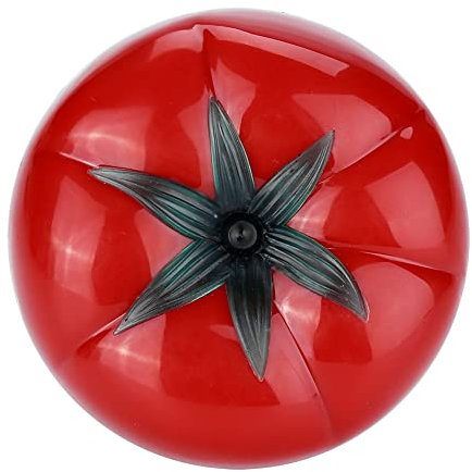 Minuteur de cuisine mécanique en forme de tomate 60 minutes avec alarme puissante pour cuisine et pâtisserie (6,3 x 4,5 cm)