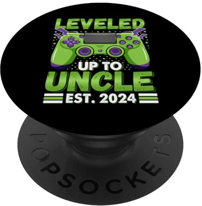 Niveau jusqu'à oncle 2024 promu à Oncle 2024 Gaming PopSockets PopGrip Interchangeable