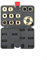 SPORTARC Oberfräsenführungs-Set, Messing-Schablone, Oberfräsenführungen, 11-teiliges Set, Kontermutter-Adapter, geeignet für konventionelles Fräsen