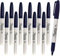12 x Sharpie Permanent Marker Pens, Fine Point Tip, Navy Blue Colour Ink - Marks on Almost Any Surface - Loose in Plain Packaging