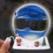 Szoranct Weihnachts-Elemente Sandbilder Zum Drehen Mit LED Licht, 3D Dynamisches Sandbild, Runde Glas Rahmen, Bewegliche Sandkunst Landschaft, Sandbild Sanduhr für Büro Deko(7, Blau mit Licht)