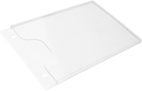 PLAFOPE Prospekthalter Wandmontage A4 Transparenter Acryl Prospektständer Dokumentenhalter Für Broschüren Und Flyer Vertikal Büro Informationsdisplay
