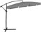 HERSIG - Sombrilla Terraza Exterior - Parasol Jardin Ø300 cm - Parasol Terraza Exterior con Manivela - Sombrilla Jardin Grande Soporte Metálico - Protección Solar para Jardines y Terrazas - Blanco