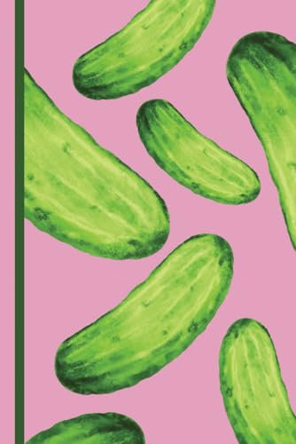 Pickle Lover Journaling Notebook: Minimalistic Pickle Journal Pink (6 x 9 inch) 120 Lined Pages