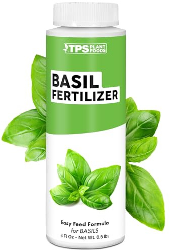 Basil Fertilizer – Liquid Plant Food for More Leaves, Fuller Plants & Fast Regrowth, 8 oz