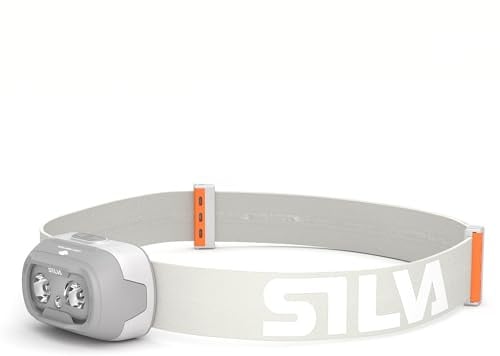 Silva Stirnlampe LED Wiederaufladbar USB C - Seek 450-70 Gramm - 450 Lumen Kopflampe Stirnlampe Rotlicht - 3 Helligkeitsstufen - Weiß & Rot LED Kopflampe - Batterieanzeige - für Outdoor & Laufen