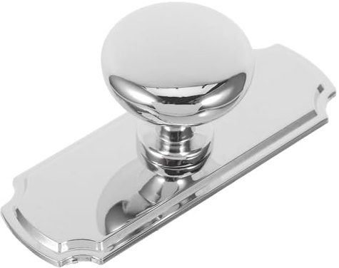 HOMSFOU Zinklegierung Küchenschubladen-griff Single-hole Vintage Retro Schrankgriff mit Rechteckiger Basis Silberner Kommodenknopf Robustes Möbelbeschlag für Schlafzimmer Küche