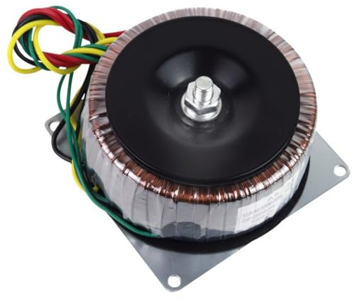 Qomcsrl Amplificador de Potencia de Etapa Delantera y Trasera con Transformador Toroidal de 300 W, Doble Anillo de 24 V y Doble Anillo de 12 V, Clase A
