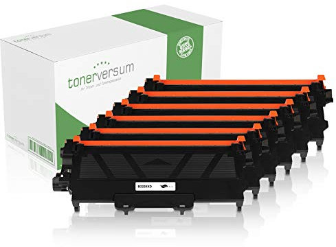 6 Jumbo XXL Toner kompatibel zu Brother TN-2220 Schwarz Druckerpatronen für DCP-7060d DCP-7065dn HL-2250dn MFC-7460dn MFC-7360n MFC-7360ne Fax 2840 Spar-Set