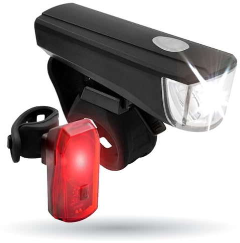 Bergsteiger Fahrradlicht, Licht LED Set, Lampenset, Fahrradbeleuchtung, Original Bergsteiger Fahrrad-Zubehör