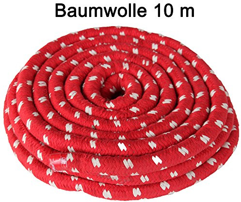 Boje Sport - Seil für Tauziehen aus Baumwolle - 10 Meter x 22 mm - Tauziehseil