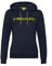 Head Hoodie W, Club Rosie Felpa Donna, Blu Scuro/Giallo, XS