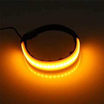 C-FUNN 1Pcs Smd Led Bande Vélo Moto Voiture Fourche Clignotants Feux De Clignotement Lampe - 2