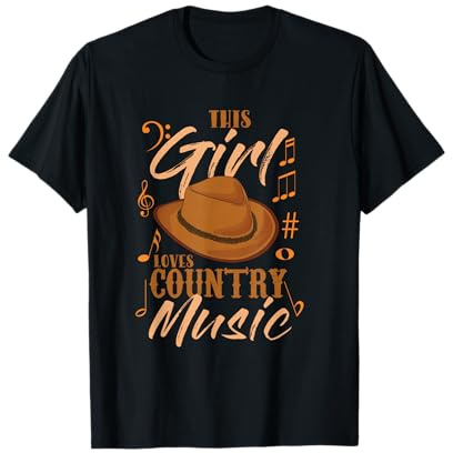 Dieses Mädchen liebt Country-Musik T-Shirt
