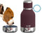 asobu Bouteille Dog Bowl Bordeaux, 0.975 L