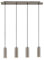Lindby Esstisch Pendelleuchte, Hängeleuchte Metall nickel Hängelampe 4x GU10 max. 35W ohne Leuchtmittel Esszimmer Küche Wohnzimmer