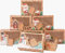 Viilich 12Pcs Weihnachts Kekskästen Boxen, 22 x 15 x 7CM Weihnachten Geschenkboxen Keksschachtel Kuchen-Kästen mit Sichtfenster Anhänger für Bäckerei Schokolade Pralinenschachtel Verpackung