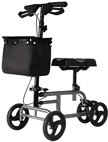 Knie Walker (All Terrain) - 8 Zoll Steuerbare Scooter für Gebrochenes Bein, Fuß, Knöchel-Verletzungen - Orthopädische Sitzkissen für Erwachsene und ältere Medical