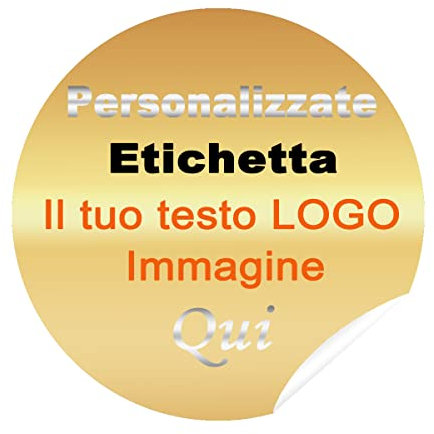 Personalizzare Etichette Adesivi Personalizzati Pvc Impermeabile Adesivo Parole Imagine Piccola Impresa LOGO, 200 500 1000 (7.5x7.5cm Rotondo)