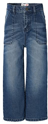 Noppies Kids Mädchen Girls Denim Pants Wide Leg fit Kik Jeans, Dark Blue-P095, 104