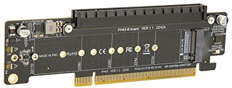 Bewinner Pcie X16 Expansion Card, M.2 NVMe Controller Expansion Card, Pcie X16 to X8 X4 X4 Split Expansion Card, Support PCIE4.0 Downward Compatible with 3.0