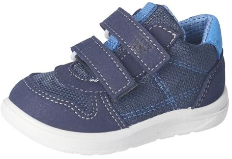 RICOSTA Jungen Low-Top Sneaker SAM, Kinder Lauflernschuhe, Weite: Mittel, lose Einlage, straßenschuhe, Strassenschuhe, Sportschuhe, Ozean (180), 28 EU