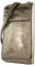 modamoda de P06 Damen Leder Umhängetasche Geldbörse Handytasche 6,5 Zoll handmade in Italy, Farbe:Altgold-Metallic