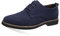 Zapatos de boda para hombre, zapatos de traje, zapatos de vestir Derby con cordones, zapatos clásicos de negocios, azul, 46 EU