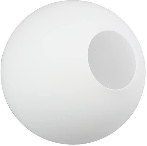 HOMSFOU 1stk Kugelmattierter Lampenschirm Pendelleuchtenabdeckung Retro-tischlampe Dekorativer Traditioneller Lampenschirm Kugelförmige Lampenschirme Rot Deckenlampe Weiß Glas Schminktisch