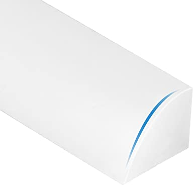 Jackfru Wasserdamm 90 Grad, Selbstklebender Wasserstopfen, Wassersperre Dusche Boden, Schwallschutzleiste Dusche, Wasserbarriere, Boden Dichtleiste Dusche (Weiß-1,5M)