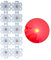 LED-Chip-Glühbirne, 3V 3W rote Hochleistungs-LED-Perlen, LED-Modul, Pixel, rotes Licht, kleine LEDs, Lampon, Aluminium-Kühlkörper, Leiterplatte, LED-Glühbirne für Pin-Spot-Licht-Flutlicht (10 Stück)