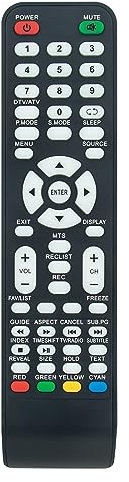 VINABTY Télécommande remplacée Convient pour SELECLINE TV 24S19DC 32S17 32S17T2 39S1810 40S18 49S17U LE-2219D LED-2019D LED-2219D LED-2419D 886814/LE-5519 886919/LE-2219D LE-32D11T2 LE-39-18