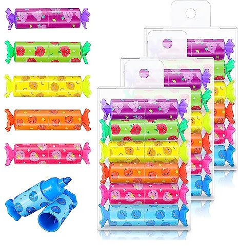 WYRGQIQN 24 Stück Mini Textmarker, highlighter, textmarker pastell, highlighter pen für Süßigkeiten Party Geburtstag Grußkarte Zeichnung Poster Schule Bürobedarf