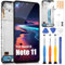 LCD Pantalla para Xiaomi Redmi Note 11 Display para Redmi Note 11 2201117TG, 2201117TI, 2201117TY, 2201117TL LCD Display Touch Screen Assembly con Kit Reparación (6,43, No para Versión 5G)