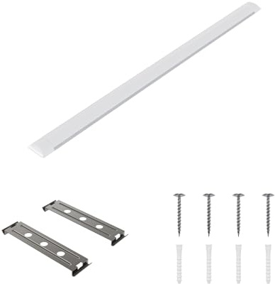 QLS LED Aufbauleuchte 120 cm 36W IP44 für Garage und Keller Kaltweiß | Gleichmäßige Ausleuchtung mit 3600 lm, ideal für Werkstatt, Flur und Büroräume, direkte 230V Versorgung ohne Netzteil