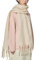 OUNIYA Grande écharpe épaisse surdimensionnée en laine épaisse chaude pour l'hiver, beige, Large
