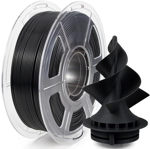 iSANMATE Schwarz ASA Filament 1.75mm, Premium Anti-UV Wetterbeständiges 3D Drucker Filament für Outdoor, Maßgenauigkeit +/- 0.02mm, 1KG Spule ASA Filament für 3D Drucker, Schwarz