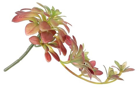 TINEASUR 2stücke Künstliche Rattan-Pflanze Simulierte Sukkulente Für Heimdekoration Pflegeleicht Und Leicht Für Wohnzimmer Schlafzimmer Büro Und Mehr