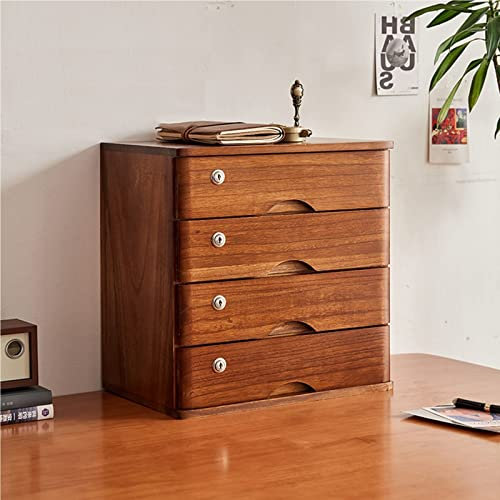 Armoire de rangement en bois avec serrure à 4 niveaux pour sécuriser le rangement en D