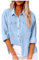 Chemise Lin Femme Chemise Chic Et Élégant Chemisier Lin Femme Chemise Longue Femme Hiver Grande Taille Blouse Femme Chic Chic Et Élégant Fluide Brillant Veste Femme Chauffante avec Chargeur