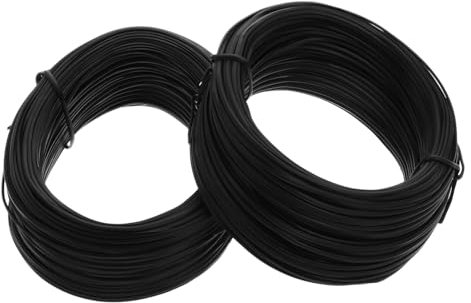 CIMAXIC 2 Piezas De Alambre De Hierro Galvanizado De 0 75 Mm para Jardín Bridas para Enrejado Alambre para Plantas Herramienta De Soporte para Jardinería