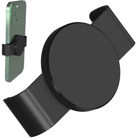 Pince magnétique en métal pour smartphone - Haute performance - Avec poignée réglable - Clip - Support magnétique sûr pour bureau trépied de voiture ou configuration de streaming - Pince pour le V