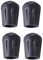 LOVIVER Lot de 4 couvre-pieds de chaise de camping, embouts de remplacement en caoutchouc antidérapants, pour jardin, bureau, terrasse, pêche, Diamètre Intérieur