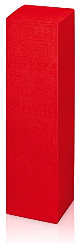 10 Stück Weinkarton, Weinverpackung, Flaschenkarton - Fineline rot Faltschachtel für eine Flasche Wein/Sekt (rot)